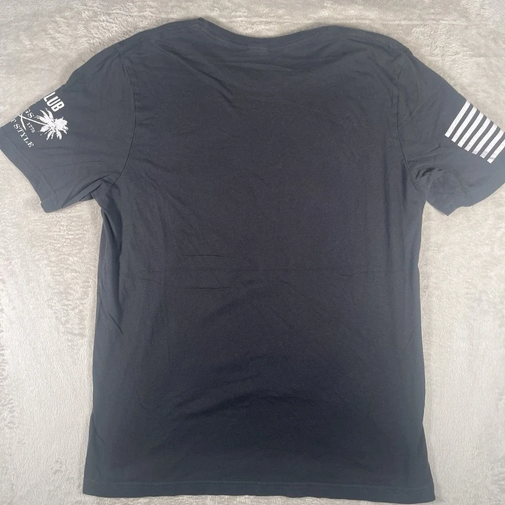 Grunt Style Club T Shirt Mens Size XL Black Short Sleeve‎ Beach Bash 1944